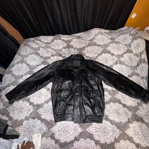 Black Leather Jacket - Picture 2 of 3